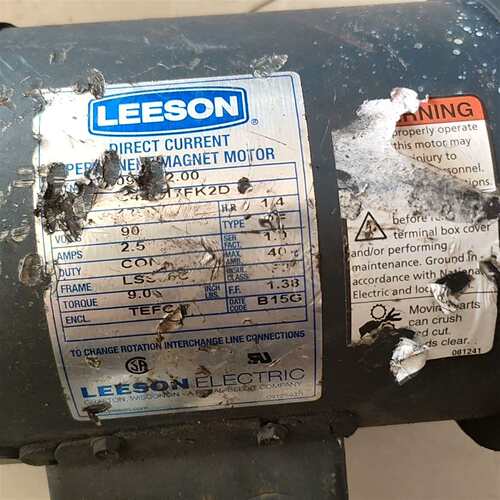 可维修LEESON电机，有两个型号C42D17FK2D，90V