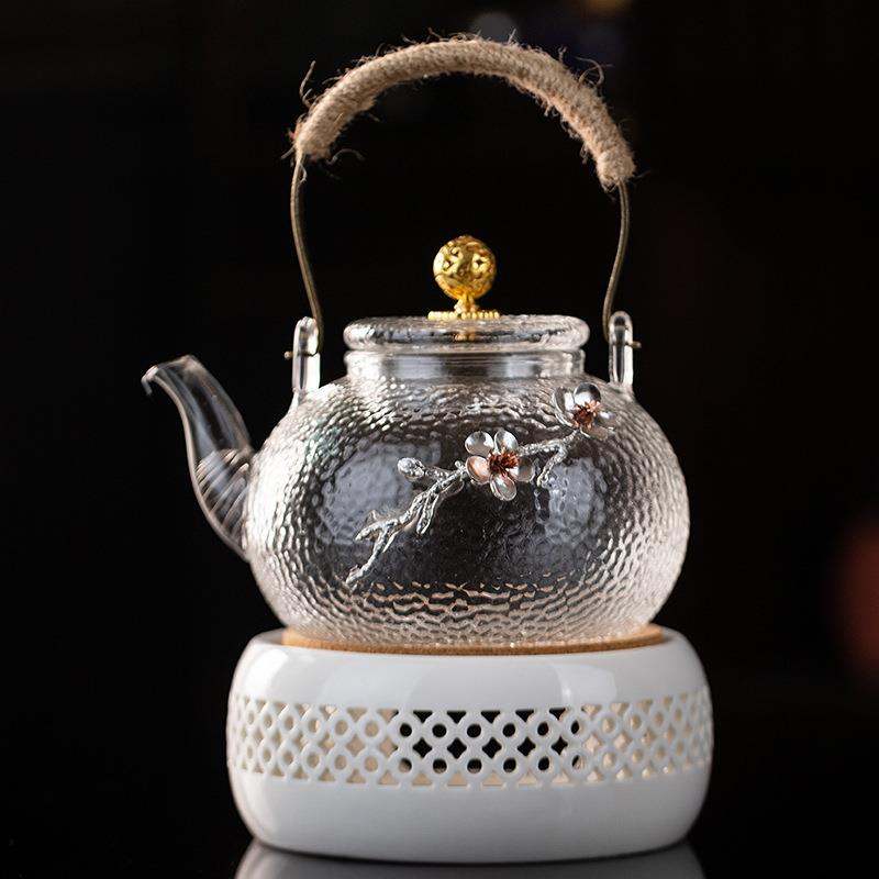 耐热玻璃茶壶电陶炉烧水茶壶茶壶家用提梁泡茶壶高温功夫煮茶器