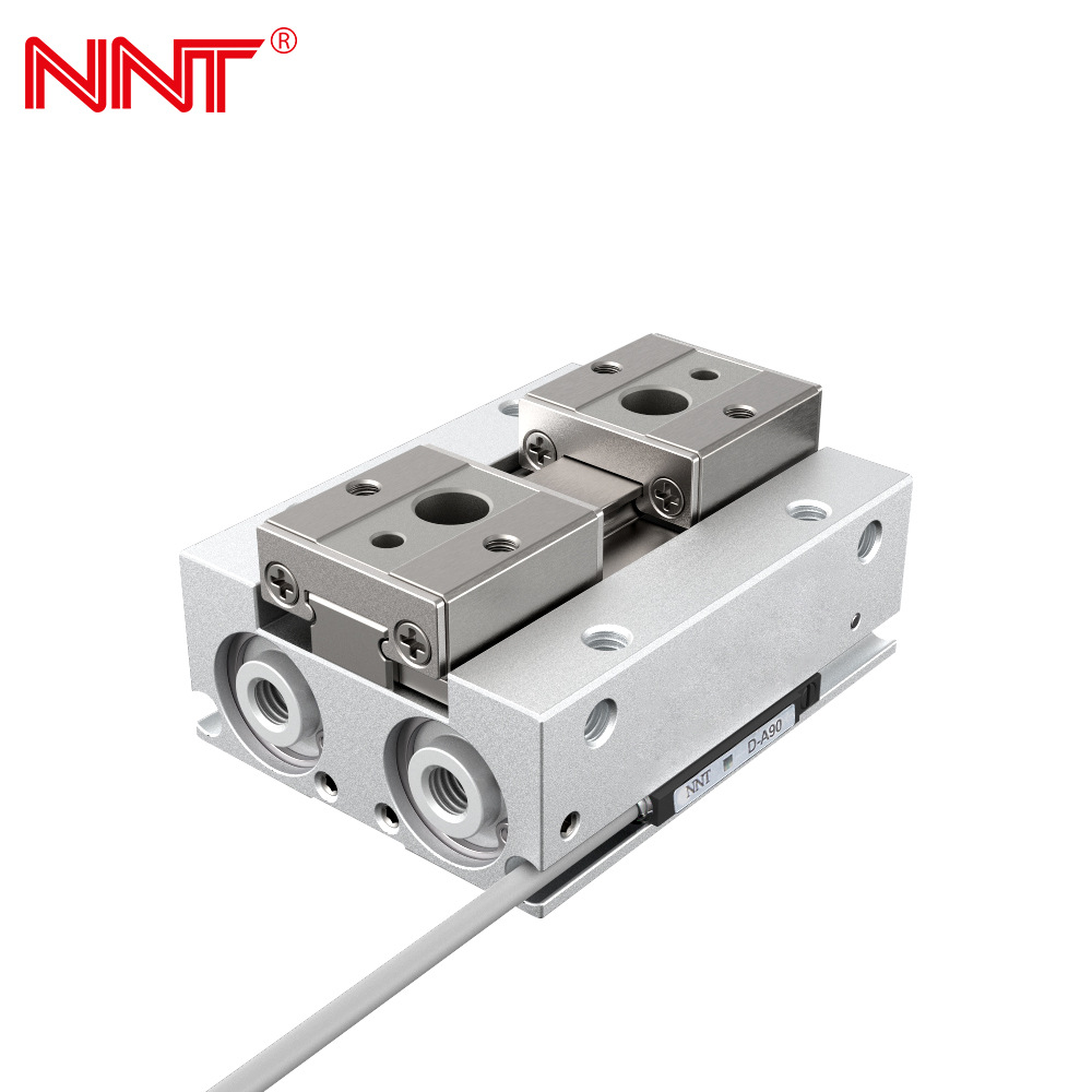 NNT直销机器人夹爪气缸 气动气爪MHF2 薄型双作用伸缩手指