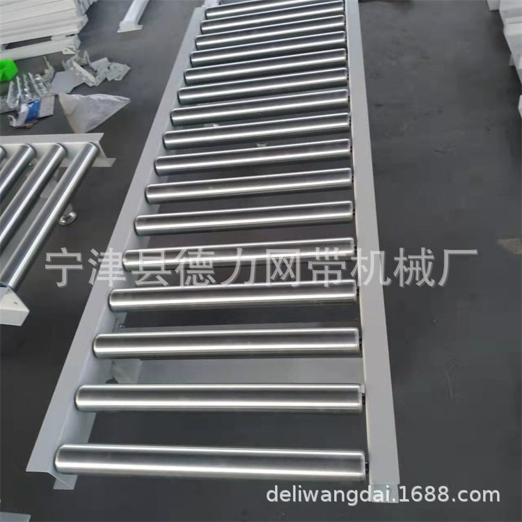 无动力滚筒线 转弯机流水线不锈钢镀锌托辊压花 直行辊道线输送带