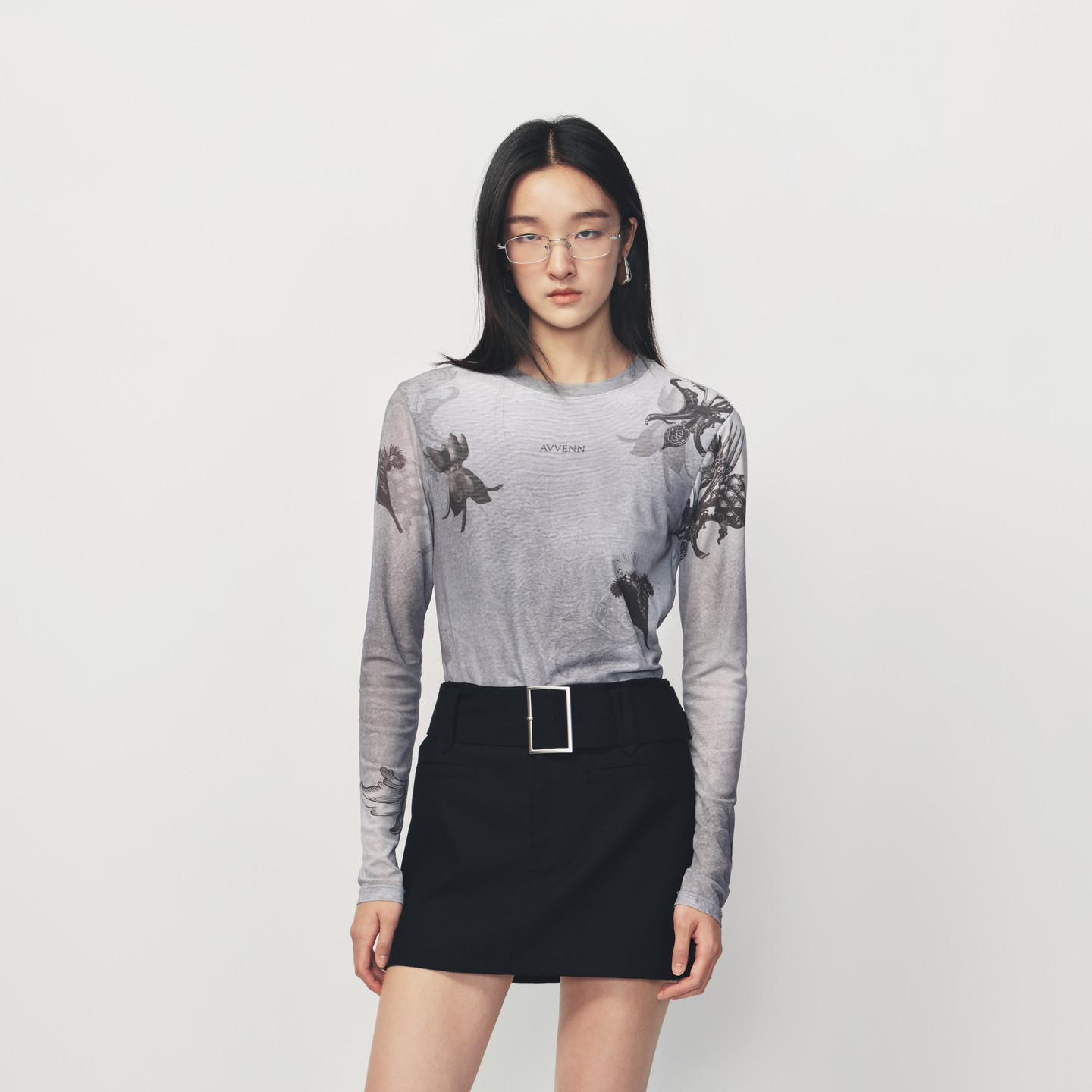 AVVENN101系列花卉图案草药主题轻盈感皮肤衣AK10801536