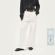 胶囊系刺绣logo白色牛仔裤 装 902裤 AL91302629 柏欣妤同款