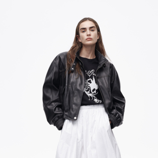 实穿夹克外套AL10105764 修身 AVVENN设计师款 复古精致截短式