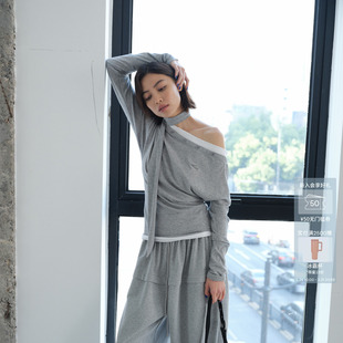 AVVENN 主题印花宽松T恤AK11001509 艺术家联名