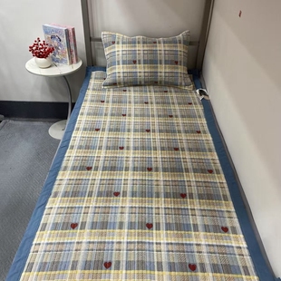 开学季通用双面可用单人床盖三层加厚夹棉床盖通用款学生宿舍防滑