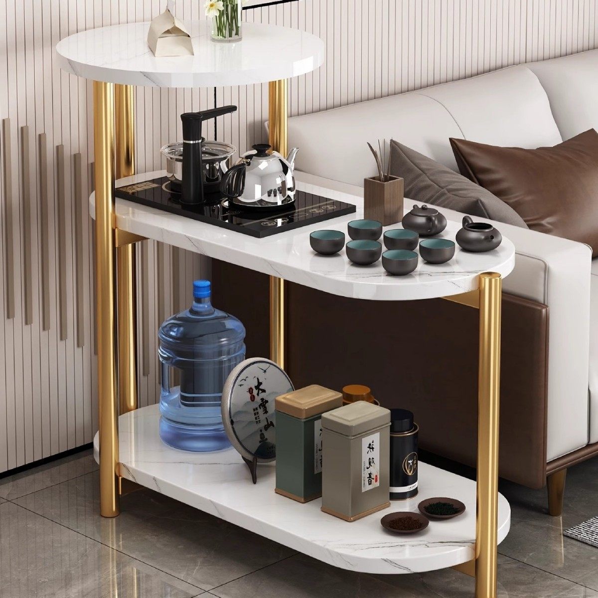 茶桌家用小茶台客厅轻奢高级感茶几沙发侧边柜置物架桌子茶水柜,电子元器件市场,电线扎带/束线带,淘宝优惠券,粉丝福利购,淘宝优惠卷
