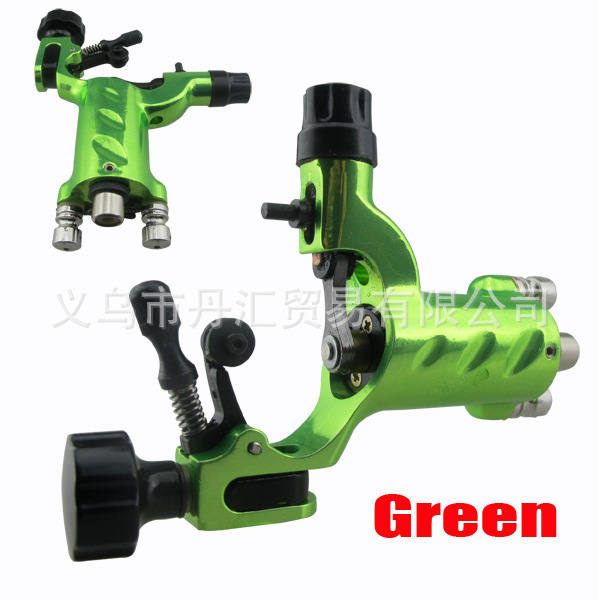 安林三代果绿色带RCA接口蜻蜓马达纹身机 刺青电动马达纹身机