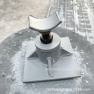 管子支架 管子管托 平托支撑阀门支座 可调节管道支撑带弧板 创恒