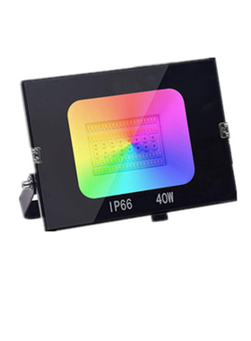 RF RGBCCT 2700-6500K调光泛光灯40w投光灯记忆功能群组控制