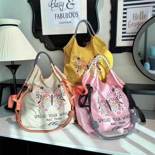 ballchain刺绣环保袋购物袋