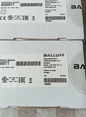 【顺庆】工程剩余全新原装巴鲁夫BOS00TT【议价】