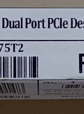 【顺庆】千兆网卡，全新未拆封，型号:WY575-T2 ,双网口 ,品【议