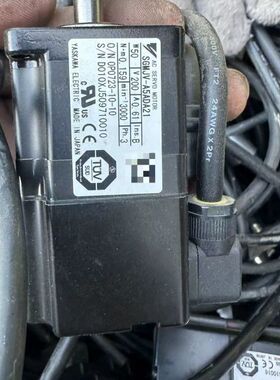 【星纳】安川伺服电机SGMJV-A5ADA21，拆机尾线0.5-1.【议价】