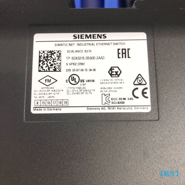 【顺庆】6GK5216-0BA00-2AA3九九新有包装，功能包好，【议价】