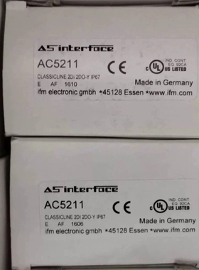 【顺庆】IFM AC5211 易福门全新AS-Interface C【议价】