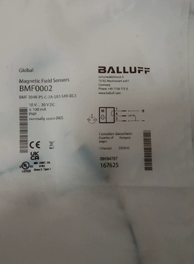 【顺庆】balluff 巴鲁夫气缸传感器，bmf0002【议价】