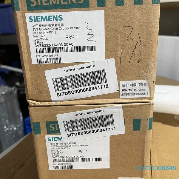 【顺庆】西门子塑壳断路器3VT8032-1AA03-0CA0 全新2【议价】