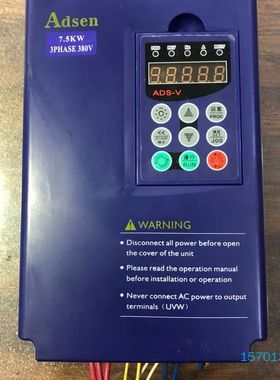 Adsen变频器型号ADS-V5/330075拆机包好议价
