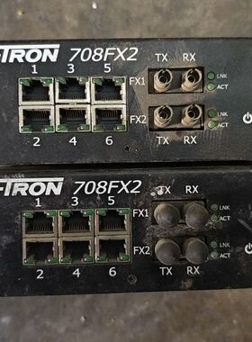 【顺庆】N-TRON 708FX2 交换机如图实物拍的共计两个【议价】