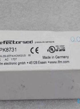 【顺庆】德国IFM易福门 压力开关传感器 PK8731 全新原装 P【议价