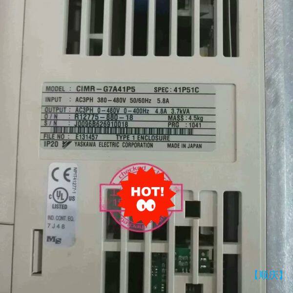【顺庆】CIMR-G7A41P5 1.5KW 安川G7变频器 全新原【议价】