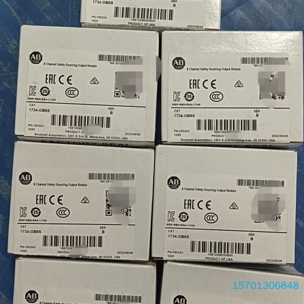 【顺庆】美国AB罗克韦尔1734-OB8S全新原装，日期22年现货【议价