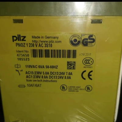 【顺庆】pilz 停产继电器 474760 pnoz 1【议价】