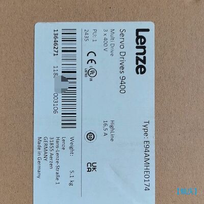 【顺庆】E94AMHE0174，伦茨9400驱动器，全新原装未拆封【议价】