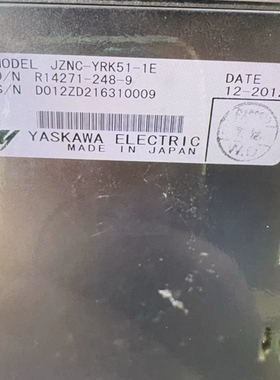 JZNC-YRK51-1E机器人DX100CPU 模组质量保【议价】