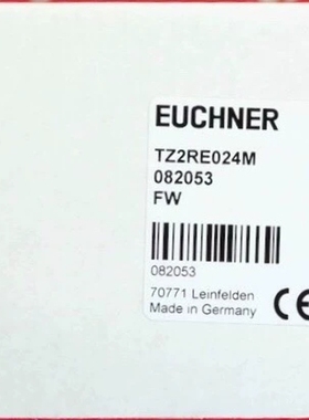 【顺庆】Euchner 082053 安士能全新安全开关 TZ2RE【议价】