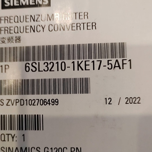 【顺庆】6SL3210-1KE17-5AF1【议价】