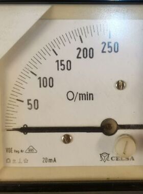 【顺庆】CELSA转速指示表！24V.4~20mA输入。几乎全新！【议价】