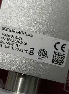 【顺庆】英福康PCG554真空计传感器【议价】