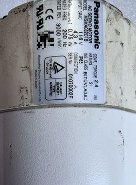 【顺庆】MSMA082C1B DFG8560马达 议价【议价】