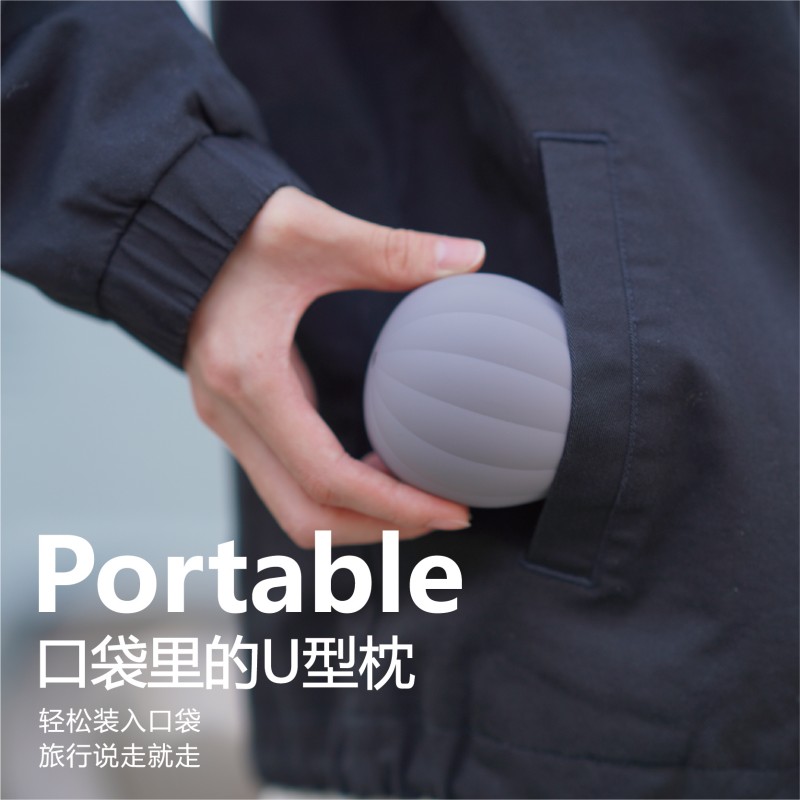OKAZU充气U型枕颈枕+眼罩