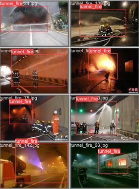 DL00274-基于yolov8的隧道火灾检测代码含完整数据集