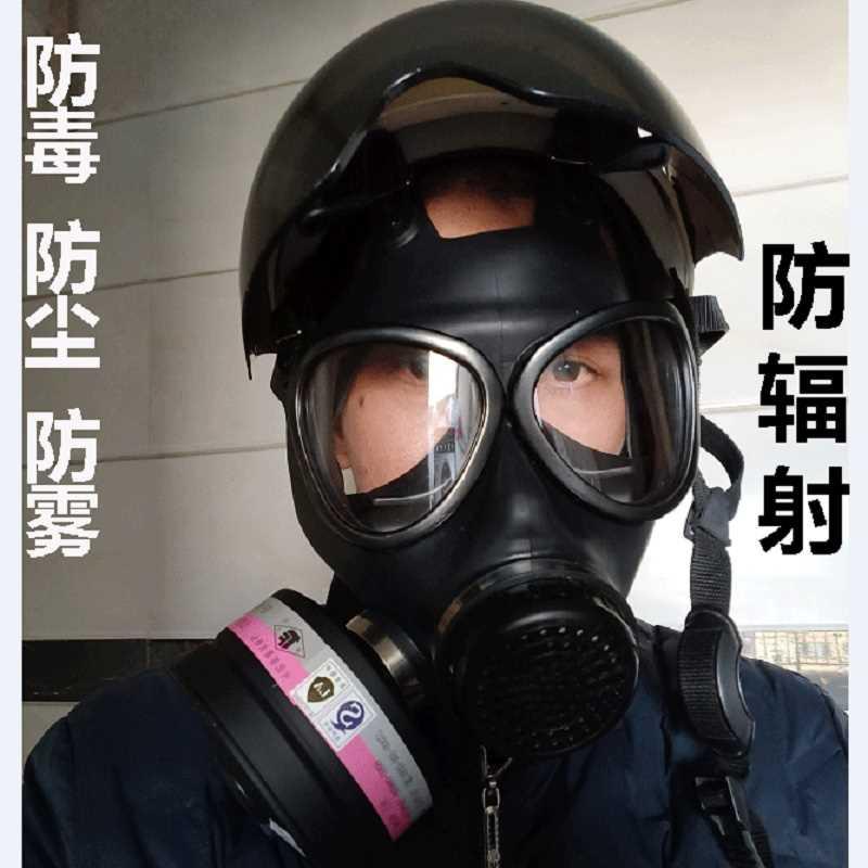 防毒面具防生化学实验气体防核辐射污染防农药粉尘火灾逃生全面罩