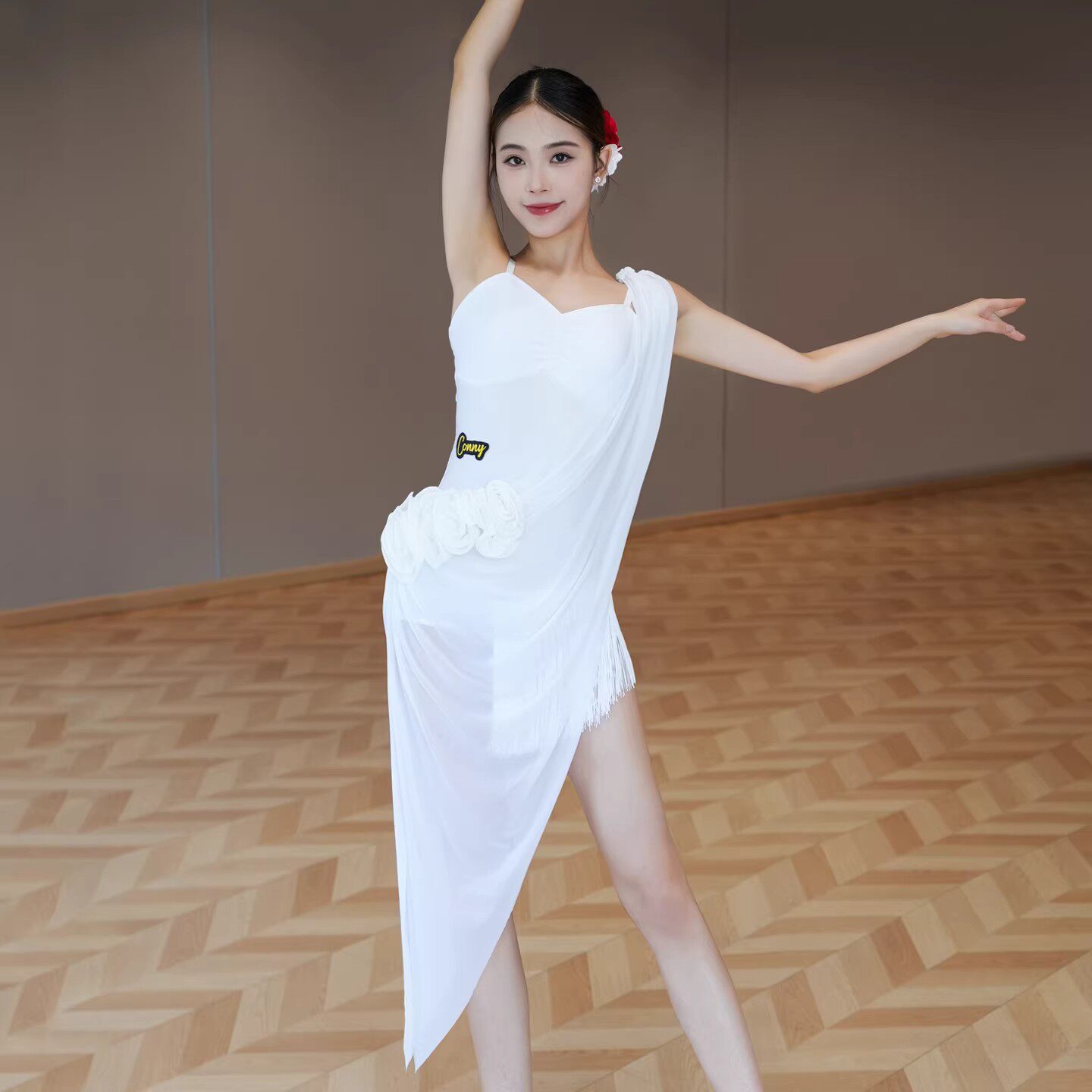 成人拉丁舞服黑池专业比赛花服