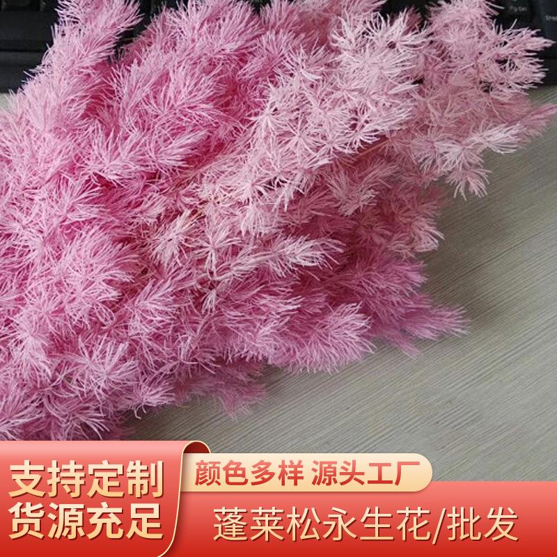 爆款新款保鲜蓬莱松永生花DIY花艺家居资材配花配草配材七夕礼盒