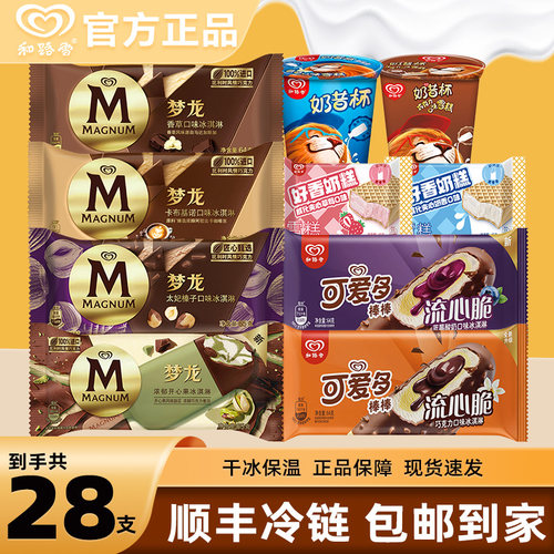 28支和路雪梦龙流心脆冰淇淋批发