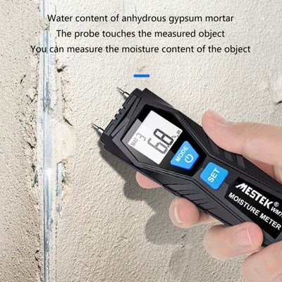 Wood Moisture Meter with High Sensitivity Pins MoistWure Tes