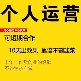 淘宝代运营直通车推广天猫营运店铺京东网店抖店拼多多托管个人
