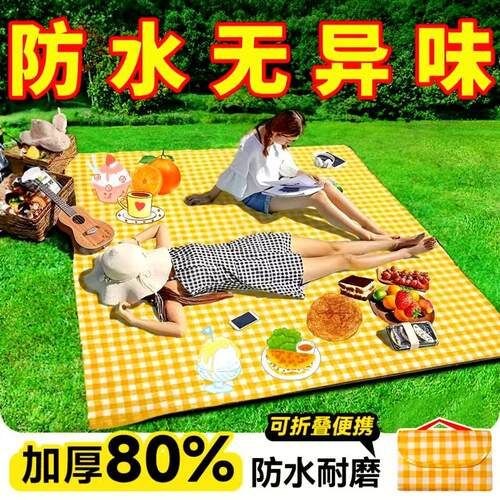 野餐垫防潮垫加厚户外野炊野营沙滩帐篷地垫春游坐垫防水草坪垫子