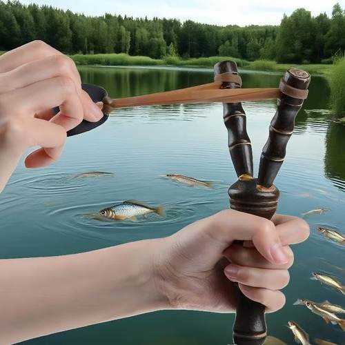 奇特男孩儿童户外射击木制玩具竹