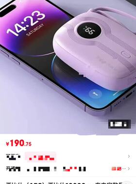 721-品牌 C 电 b 闪充PD双快充 10000H