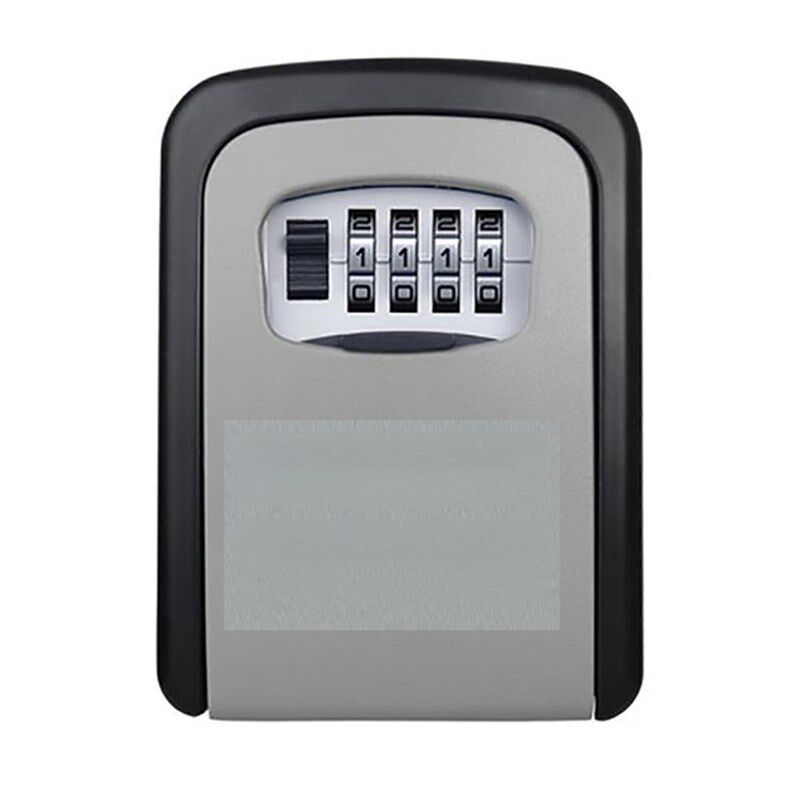 Key Safe Box Outdoor Digit Wall Mount Combination PasswZord