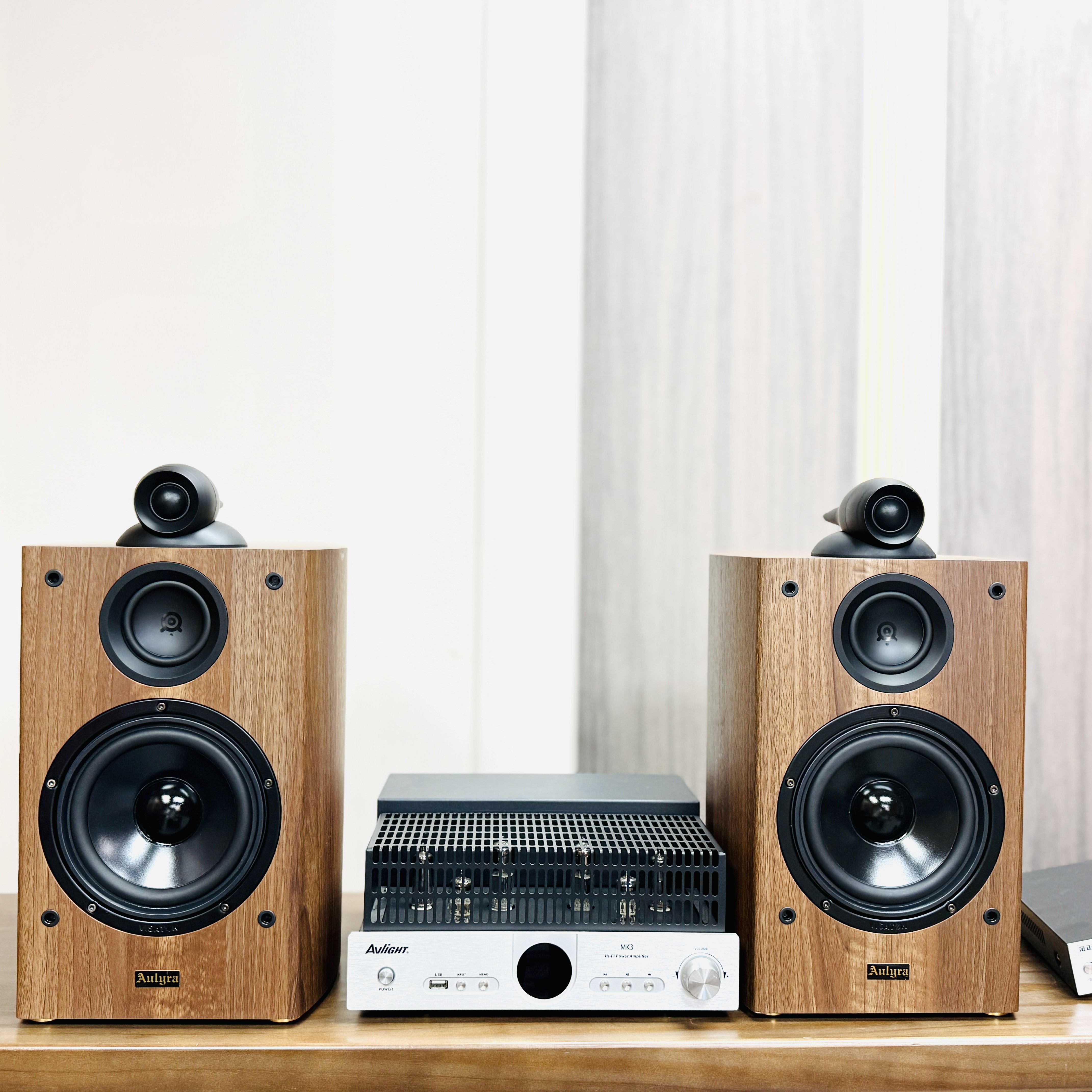 欧尼路 鹦鹉螺T-63 爱浪MK3 组合HiFi音响 三分频 6寸半桌面音响