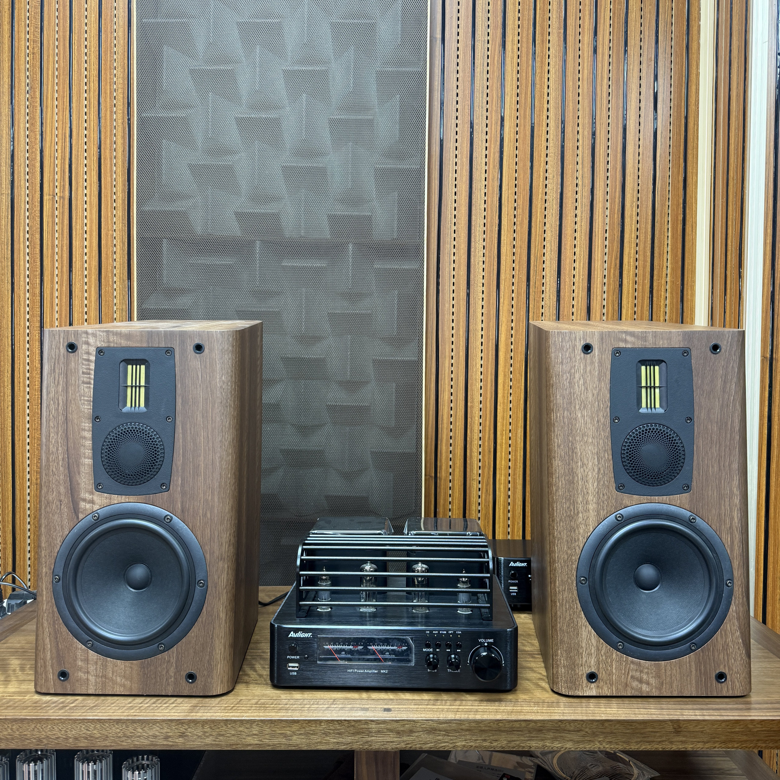 OATLON E-6 HIFI组合 三分频无源音箱 爱浪功放机 DVD 支持蓝牙