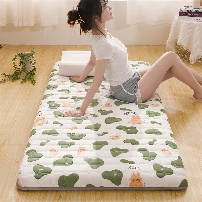 可折叠加厚床垫地垫睡觉打地舖针织棉隔凉软垫学生宿舍单人床儿童