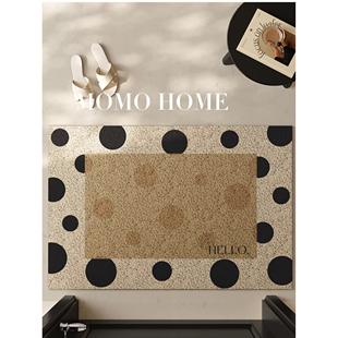 MOMO 复古入户门地垫家用丝圈耐脏防滑门垫可裁剪 HOME家居意式